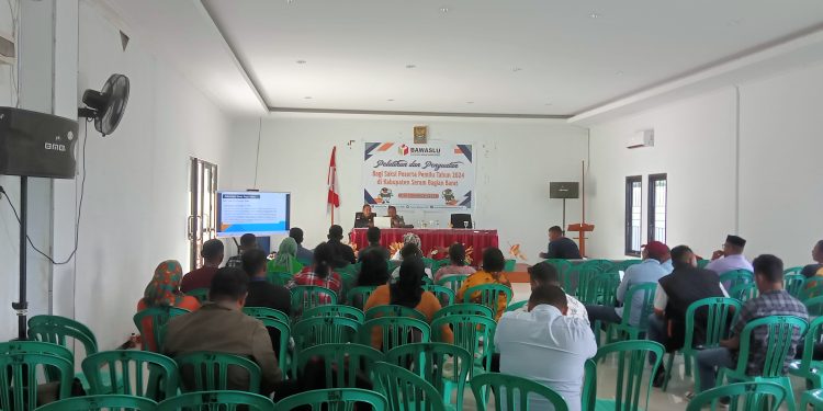 Bawaslu SBB Gelar Pelatihan Penguatan Saksi Peserta Pemilu 2024