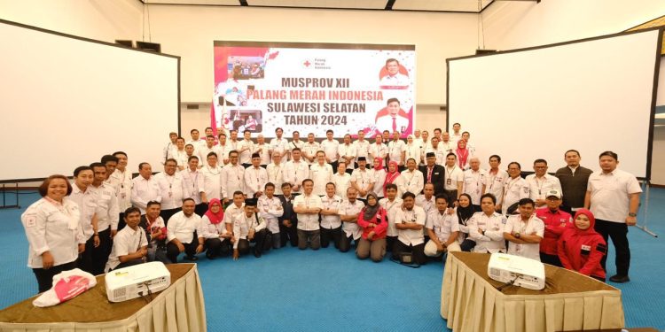 Amanah Kembali.,Hasil Musprov PMI Sulawesi Selatan Adnan Purichta Ichsan Kembali Dipercaya Pimpin PMI Sul-sel