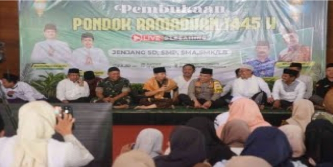 Bupati Nur Aripin Buka Pondok Romadhon 1445 H Untuk Pelajar Di Trenggalek
