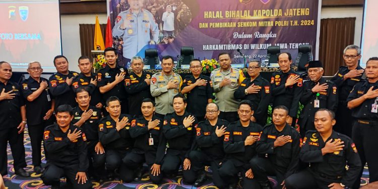 Halal bi Halal Kapolda Jateng dan Pembinaan Senkom untuk Meningkatkan Harkamtibmas