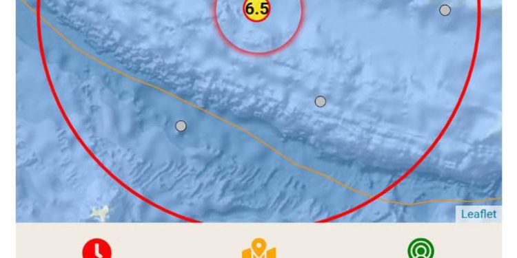 Gempa Bumi Kuat Berkekuatan 6.5 Magnitudo Terasa Sampai Bandung Barat