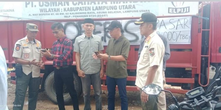 Tim Pengendalian Inflasi dan Satgas Pangan Lampung Utara Pantau Pasokan Gas Subsidi Jelang Idul Fitri 2024