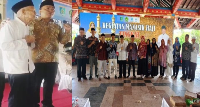 Kakanwil Kemenag NTB Beri Penguatan Manasik Haji Lombok Barat 2024, Menyapa Lansia.
