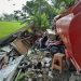 Diduga Mengantuk Sopir Tengki Pengangkut Air Menabrak Warung Di Pinggir Jalan Baru