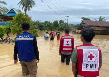 Bencana Banjir dan Longsor di Sulsel, PMI Turunkan Bantuan Hingga Relawan Bantu Evakuasi Warga