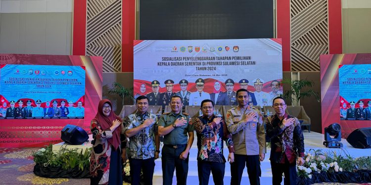 PJ. Bupati Bantaeng Ikuti Sosialisasi Penyelenggaraan Tahapan Pilkada Serentak 2024