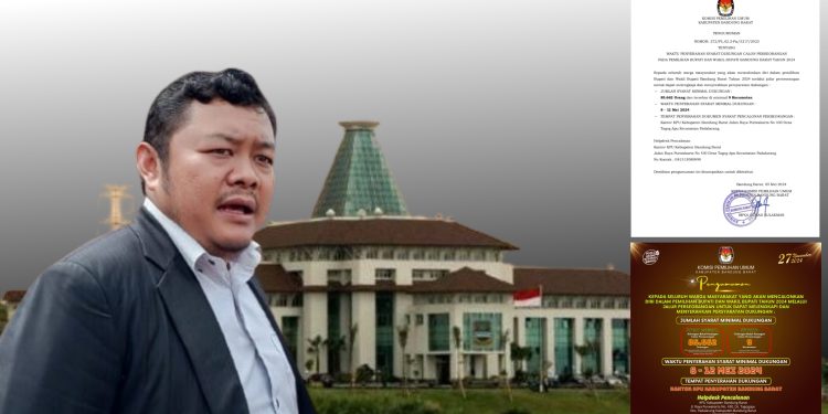 Calon Independen Pilkada 2024 Bandung Barat Harus Raih Dukungan 85.662 Pendukung