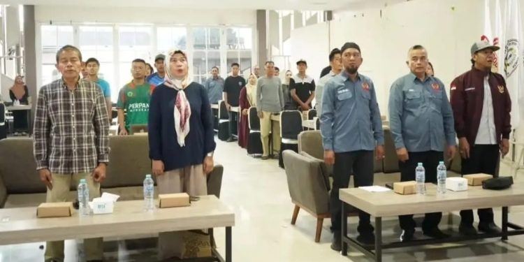 Kadis Budporapar Nunukan, Buka Kegiatan Rapat Kerja KONI Tahun 2024