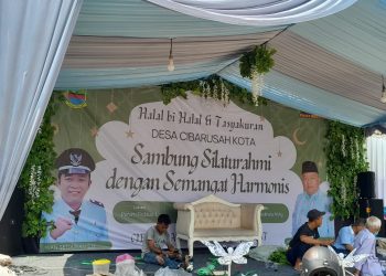 Desa Cibarusah Kota  Menggelar Acara Halal Bi Bi Halal Idul fitri 1445 H