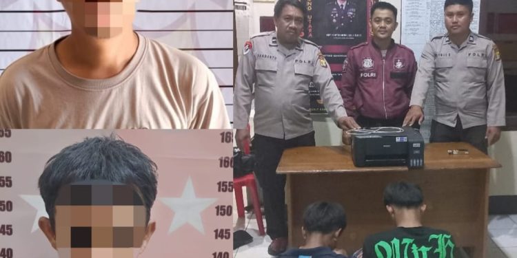 Empat Pelaku Curat Diamankan Polres dan Jajaran Polsek Lampung Utara