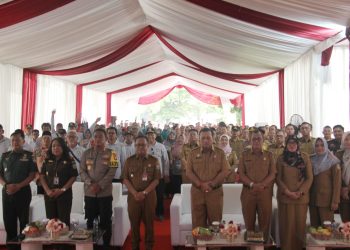 Diskominfostandi Ikuti Peringatan Bulan Bhakti Gotong Royong masyarakat Tingkat Kota Bekasi Tahun 2024