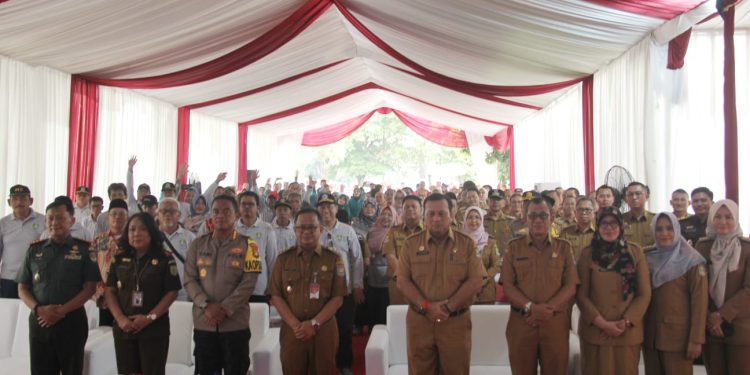 Diskominfostandi Ikuti Peringatan Bulan Bhakti Gotong Royong masyarakat Tingkat Kota Bekasi Tahun 2024