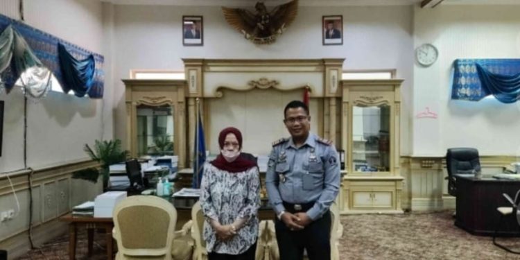 Ketua DPRD Nunukan, Menerima Kunjunga Kalapas Kelas IIB