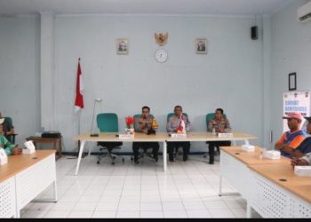 Polres Trenggalek Gelar Curhat Kantibmas Bersama Ojek Pangkalan Dan Olek Online