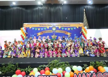 Buka Wisuda TK DWP Kota Makassar Angkatan 45, Fadliah Firman Tekankan Program Jagai Anakta