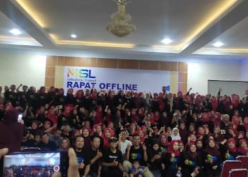 Ratusan Karyawan MSL App Cabang Bantaeng Mehadiri Rapat Offline di Gedung Balai Kartini