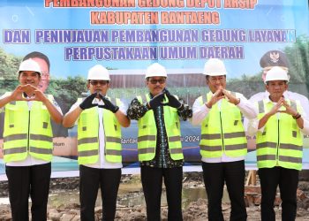 Peletakan Batu Pertama Pembangunan Gedung Depot Arsip, Kepala ANRI Sebut Bantaeng Bisa Jadi Cerminan Kabupaten Lain