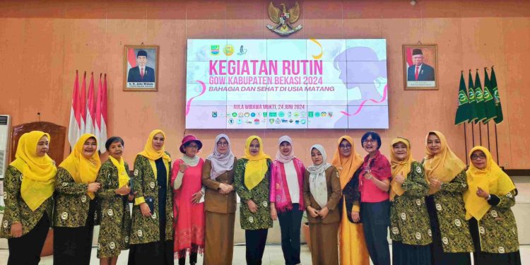 Ketua GOW Kabupaten Bekasi : Pentingnya Sehat dan Bahagia di Usia Matang