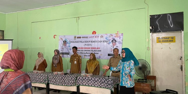 Kelurahan Telaga Asih Sosialisasi PHBS ke Sekolah Dasar