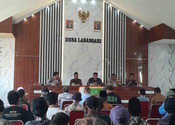 Desa Labansari Mengadakan Minggon Ajak MasyarakatUntuk Persiapan Peringatan Hari Besar Islam