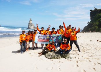 50 Personil Senkom Karanganyar Berpartisipasi dalam Capacity Building di Pantai Buyutan