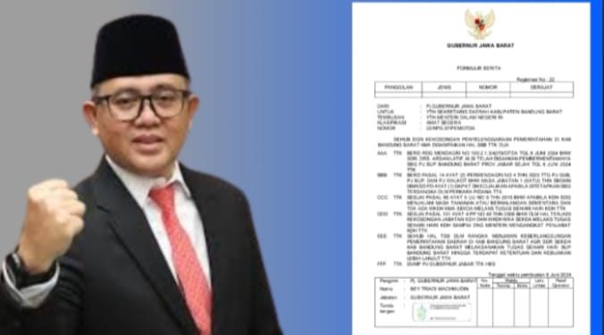 Bey Machmudi Tunjuk Ade Dzakir Sebagai PLH Bupati Bandung Barat