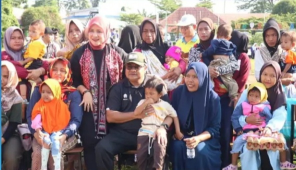 Pj Wali Kota Lubuklinggau Hadiri Kegiatan Pemberian Makanan Tambahan Untuk Anak Stunting