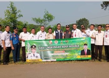 Peringati Hari Lingkungan Hidup Sedunia Pemkab Lampura Tanam Pohon Dan Kumpulkan Sampah