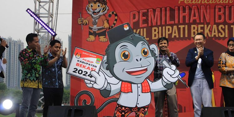 Hadiri Peluncuran Pilbup dan Wabup Bekasi 2024, Dani Ramdan : Jadikan Pilkada Kabupaten Bekasi Berkelas!