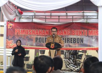 Pernyataan Pj Bupati Cirebon Usai Hadiri Pemusnahan Miras di Polresta Cirebon