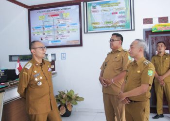 Pj. Bupati Subang Kunjungi Desa Gandasoli Yang Ikut Dalam Lomba Administrasi Desa