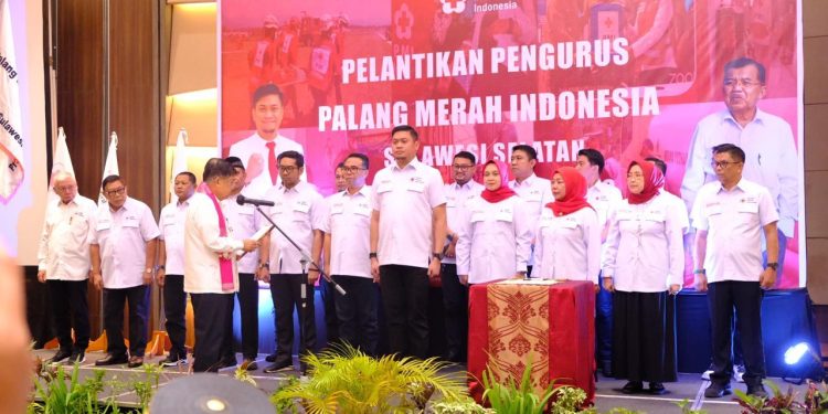 Adnan Dilantik Kembali Jadi Ketua PMI Sulsel Oleh Jusuf Kalla,Janji Adnan Akan Membangun Kolaborasi untuk Kemanusiaan