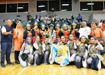 Amanda Soemedi Saksikan Perwosi Jabar Bertanding di Lomba Nasional Senam Kreasi 2024