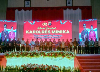 “Semoga Amanah” Tetap Jalin Hubungan Silaturahmi,Lepas Sambut Kapolres Mimika Berlangsung Hikmah
