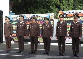 Peringatan Hari Bhakti Adhyaksa ke-64, Kajari Bantaeng Pimpin Pelaksanaan Upacara