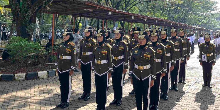 Tingkatkan Disiplin dan Semangat Persatuan, Kesbangpol Gelar Lomba Kreasi Baris Berbaris