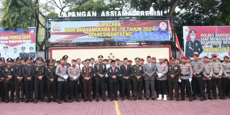 Hadiri HUT Bhayangkara ke-78, Pj. Bupati Bantaeng Harap Kolaborasi dan Sinergitas Terus Terjaga