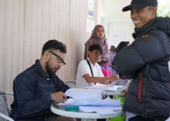 Masyarakat Manfaatkan Layanan Publik di GPP Rest Area Gunung Mas Puncak