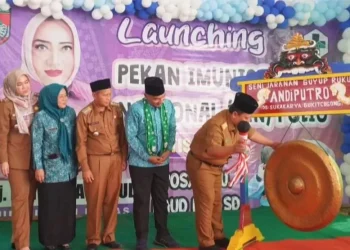 Pemkab MusiRawas Launching Pekan Imunisasi Nasional Polio