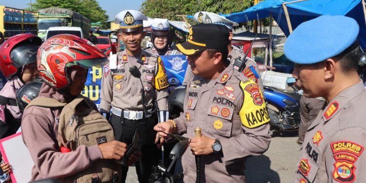 Operasi Patuh Krakatau 2024, Polres Lampung Tengah Gelar Sidang di Tempat