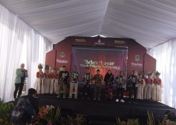 KPU Karawang Ajak Masyarakat Ikut Konvoi Kirab Pilkada Tahun 2024