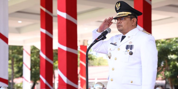 Wujud Penghormatan Kepada Para Pahlawan, Pj. Bupati Bantaeng Bersama Forkopimda Renungan Suci di TMP