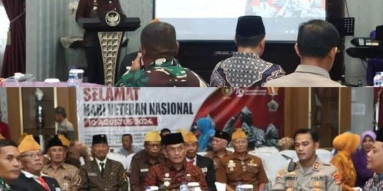 Peringatan Hari Veteran Nasional di Lampung Utara, Pj. Bupati Aswarodi Gelar Ramah Tamah dengan Para Veteran