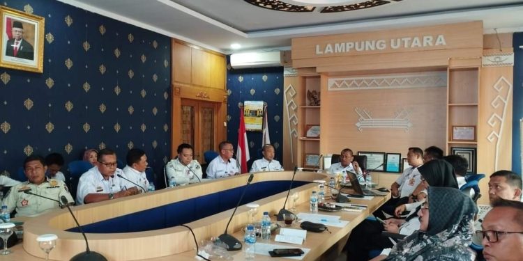Pj Bupati Lampung Utara Pimpin Rapat Inflasi Daerah
