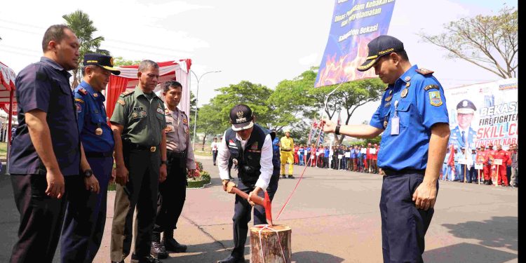 Bekasi Fire Fighter Skill Competition 2024, 55 Tim Adu Tangkas Padamkan Api dan Operasikan K3