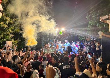 Jelang Penetapan Paslon UJI-SAH, Ribuan Maysarakat Bantaeng Hadiri Konser Gasspool