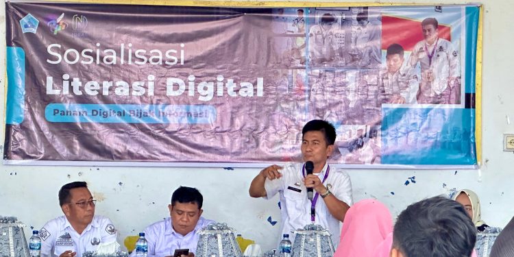 Sosialisasi Literasi Digital, Kadis Kominfo SP Bantaeng Harap Masyarakat Bijak Bermedia Sosial