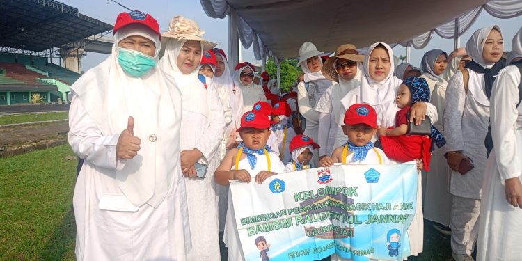 Dinas Pendidikan Kota Cimahi Menggelar Simulasi Manasik Haji Bagi Peserta Didik Usia Dini
