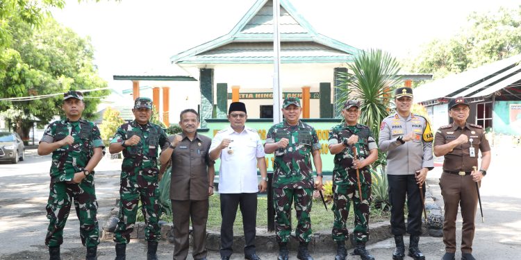 Pj. Bupati Bantaeng Bersama Forkopimda Sambut Kunjungan Pangdam XIV/Hasanuddin