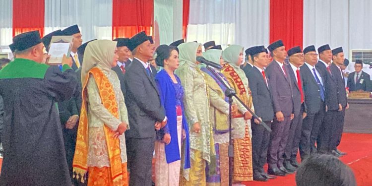 Rapat Paripurna Pengambilan Sumpah Pimpinan DPRD Kabupaten Empat Lawang Masa Jabatan 2024-2029
